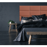 Upholstered Panel Dirty Pink